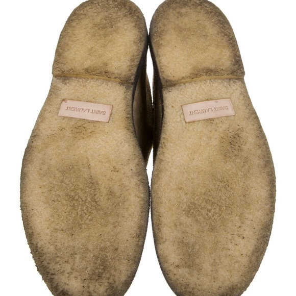 Saint Laurent Suede Ankle Lace-Up Boots (Chukkas) - Picture 5 of 5